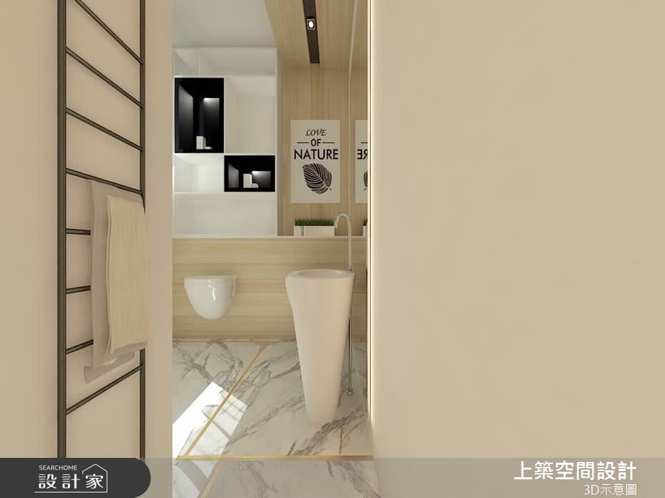 28坪新成屋(5年以下)＿混搭風浴室案例圖片＿上築空間設計＿上築_01之6