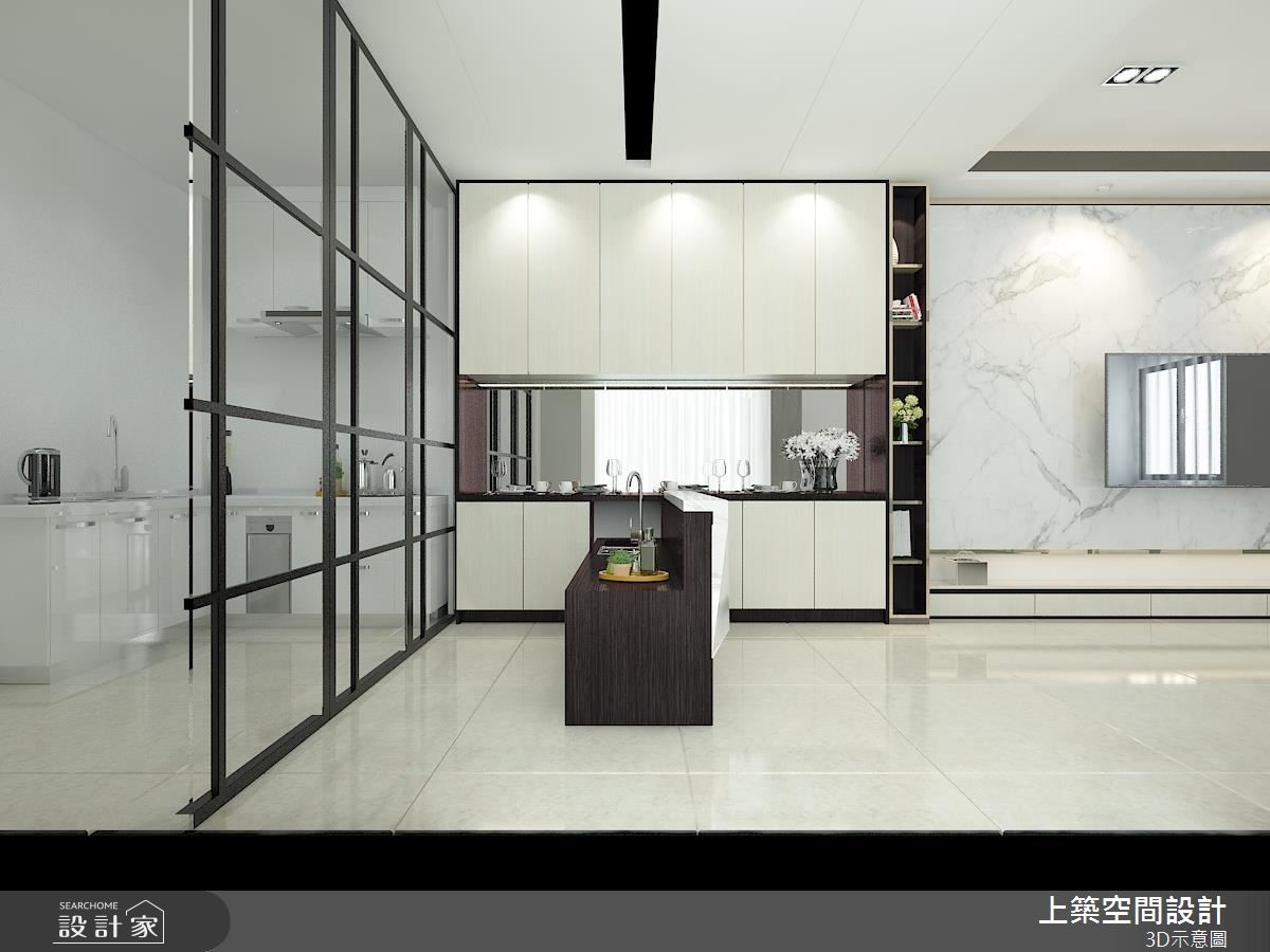 60坪老屋(16~30年)＿現代風吧檯案例圖片＿上築空間設計＿上築_03之4