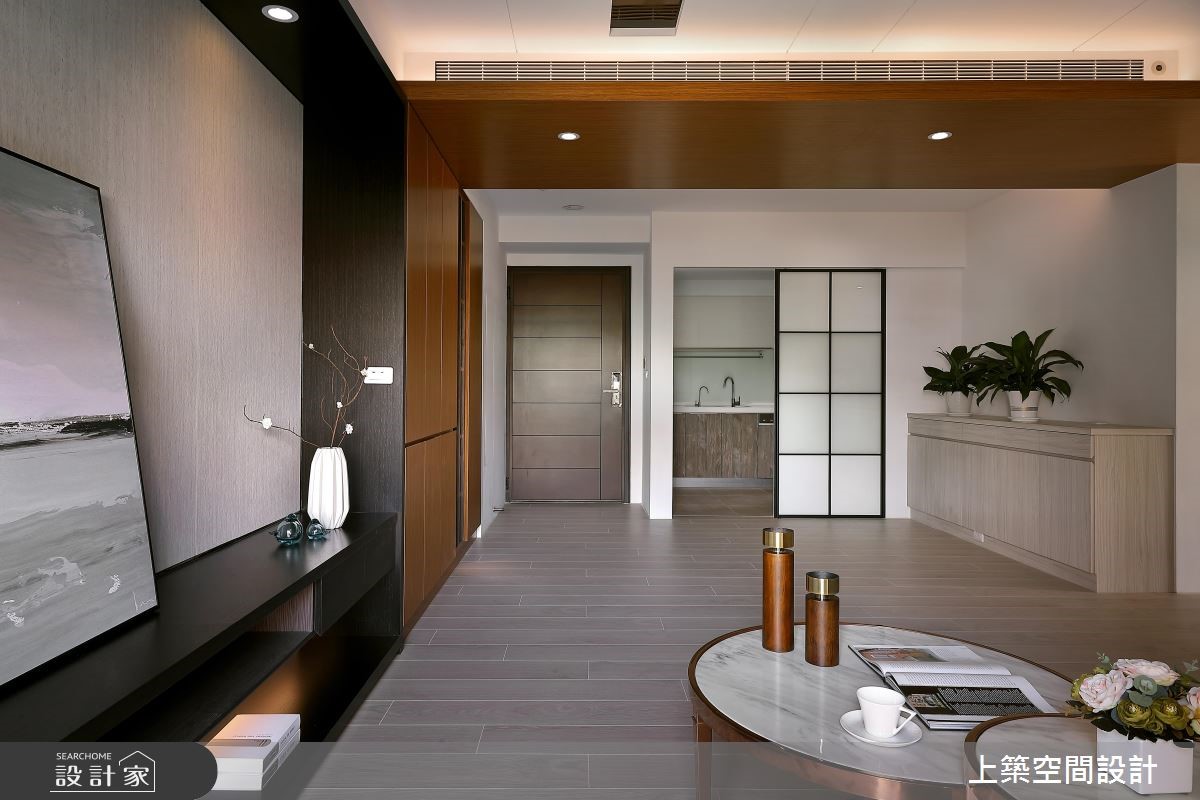 26坪新成屋(5年以下)＿現代風玄關客廳案例圖片＿上築空間設計＿上築_05之8
