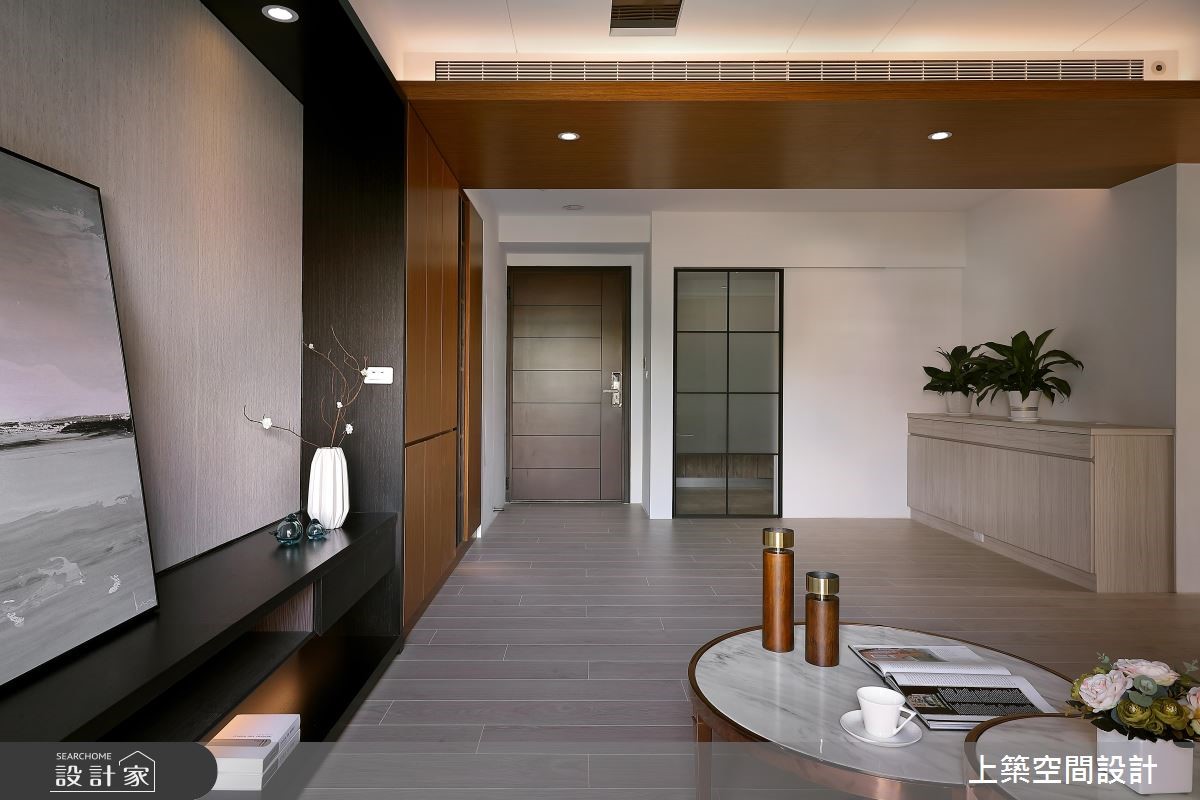 26坪新成屋(5年以下)＿現代風玄關客廳案例圖片＿上築空間設計＿上築_05之7