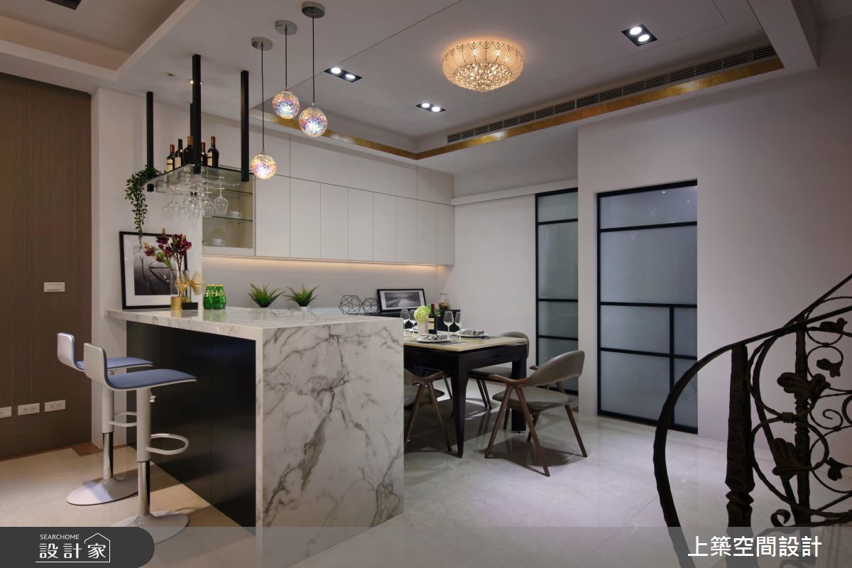 40坪中古屋(5~15年)＿混搭風餐廳吧檯案例圖片＿上築空間設計＿上築_06之10