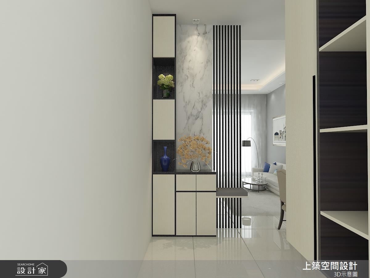 25坪新成屋(5年以下)＿北歐風玄關案例圖片＿上築空間設計＿上築_07之1