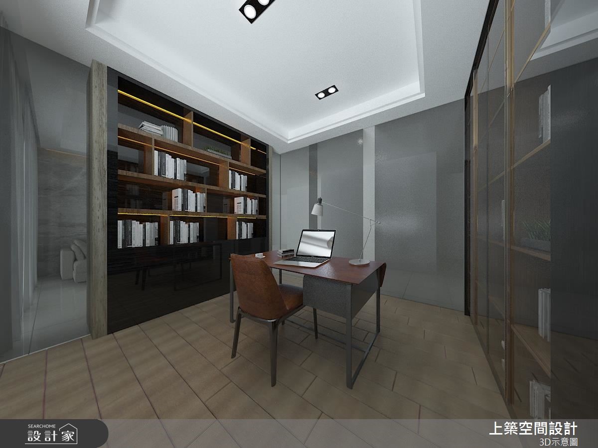 60坪新成屋(5年以下)＿混搭風書房案例圖片＿上築空間設計＿上築_09之12