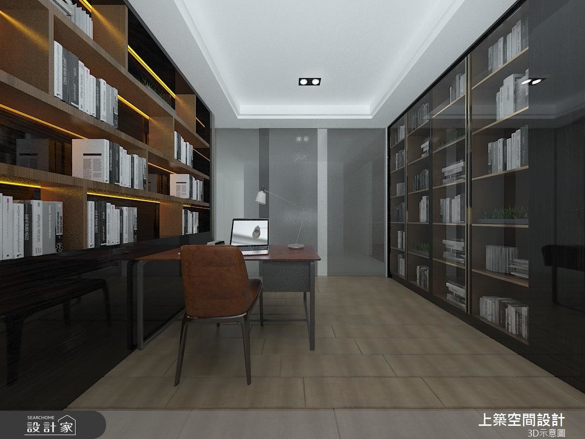 60坪新成屋(5年以下)＿混搭風書房案例圖片＿上築空間設計＿上築_09之13