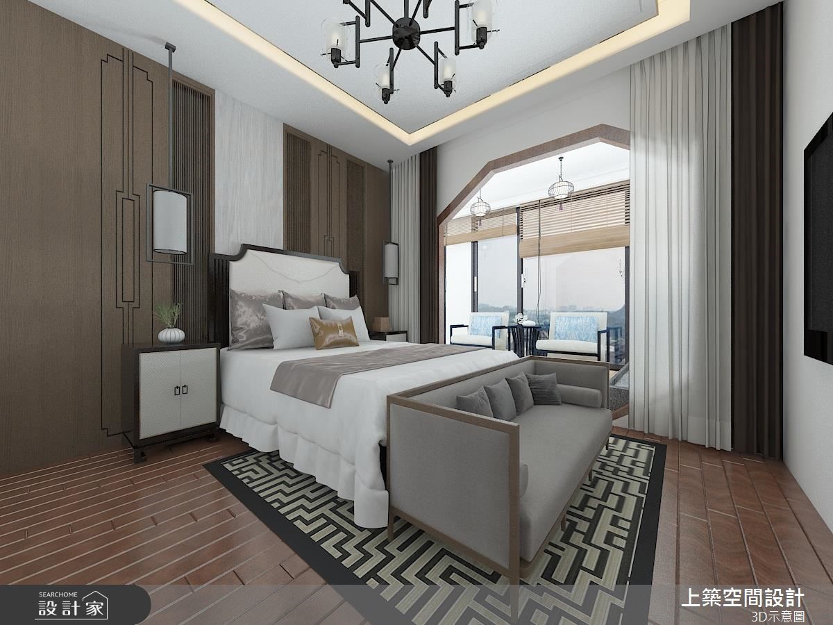 60坪新成屋(5年以下)＿混搭風臥室案例圖片＿上築空間設計＿上築_09之7