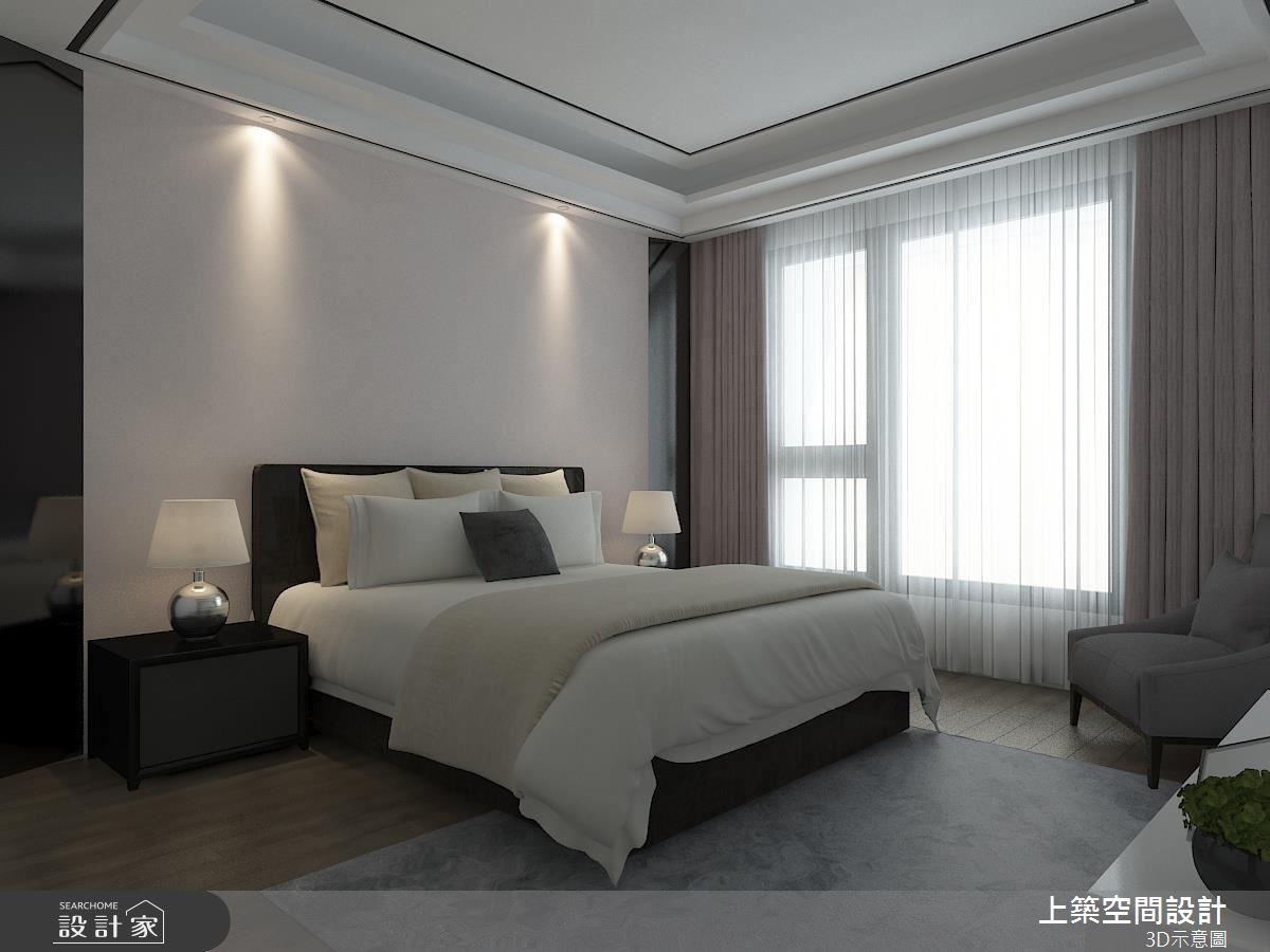 50坪新成屋(5年以下)＿現代風臥室客房案例圖片＿上築空間設計＿上築_10之10