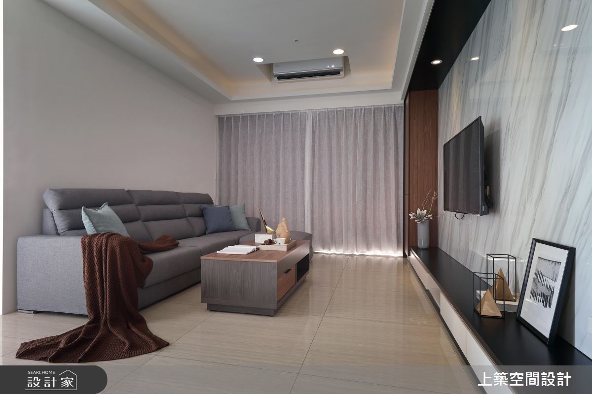 28坪新成屋(5年以下)＿混搭風客廳案例圖片＿上築空間設計＿上築_11之2