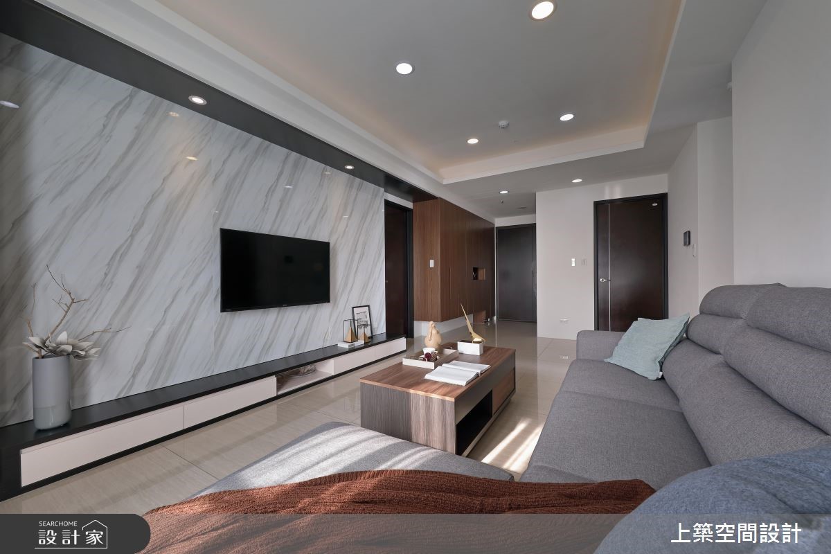 28坪新成屋(5年以下)＿混搭風客廳案例圖片＿上築空間設計＿上築_11之4