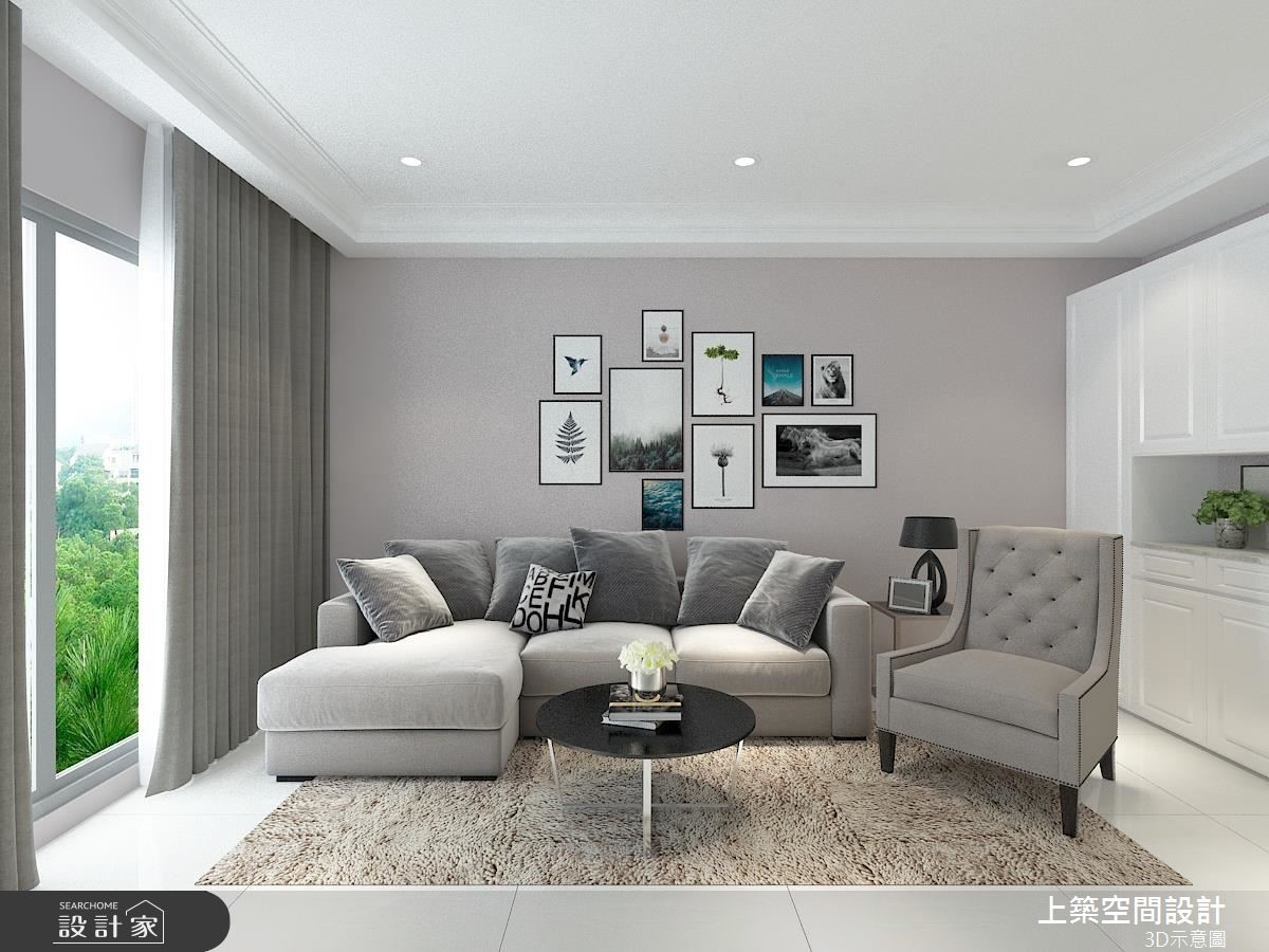 25坪中古屋(5~15年)＿混搭風客廳案例圖片＿上築空間設計＿上築_14之3