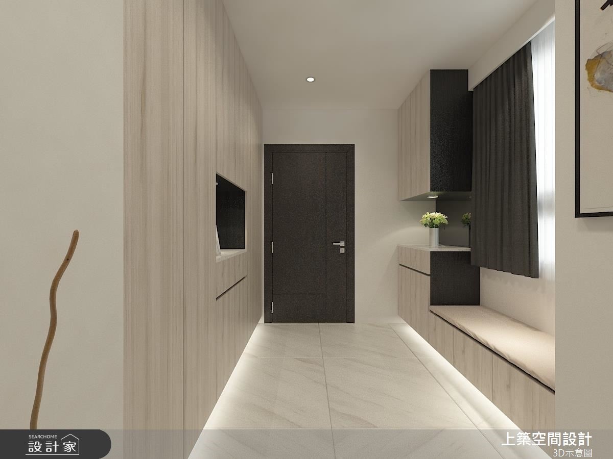 25坪中古屋(5~15年)＿混搭風玄關案例圖片＿上築空間設計＿上築_15之3
