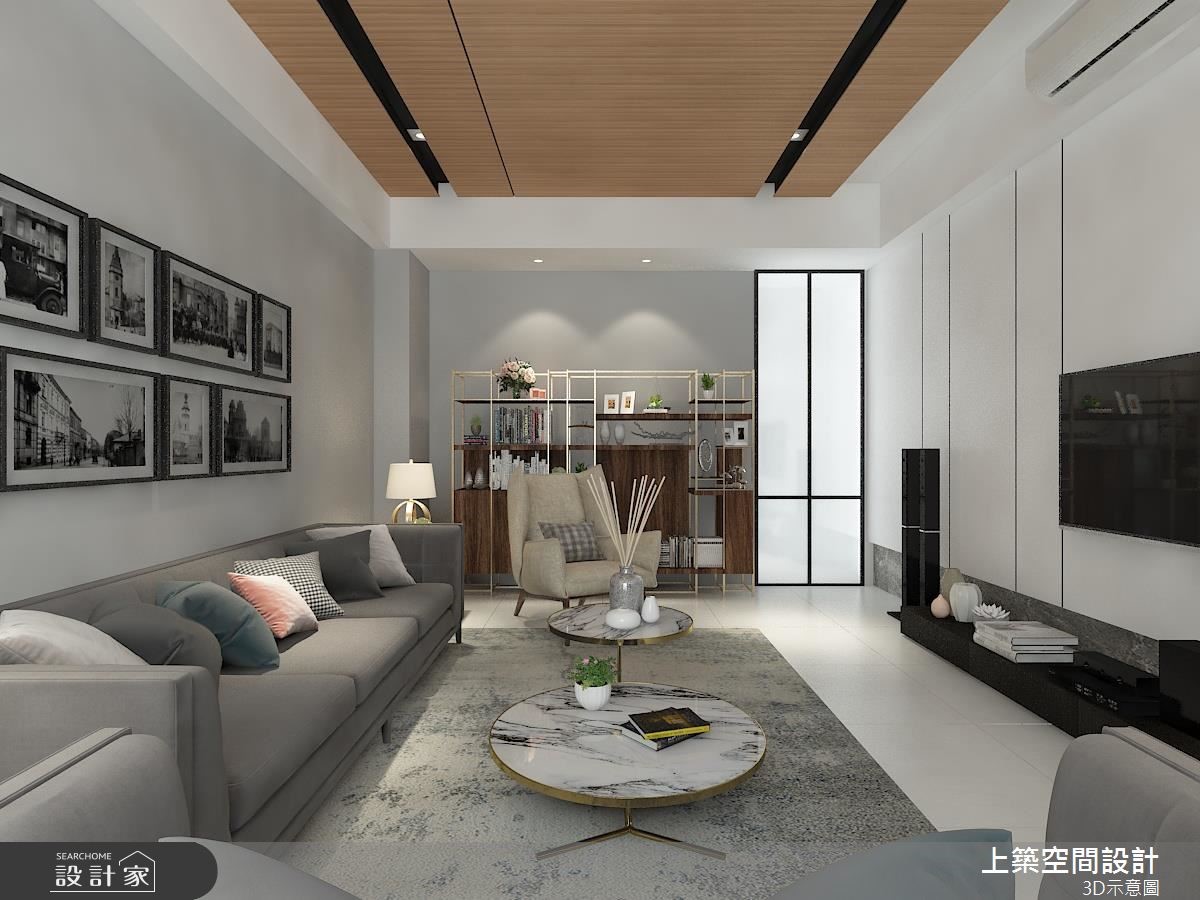 45坪中古屋(5~15年)＿混搭風客廳案例圖片＿上築空間設計＿上築_16之2