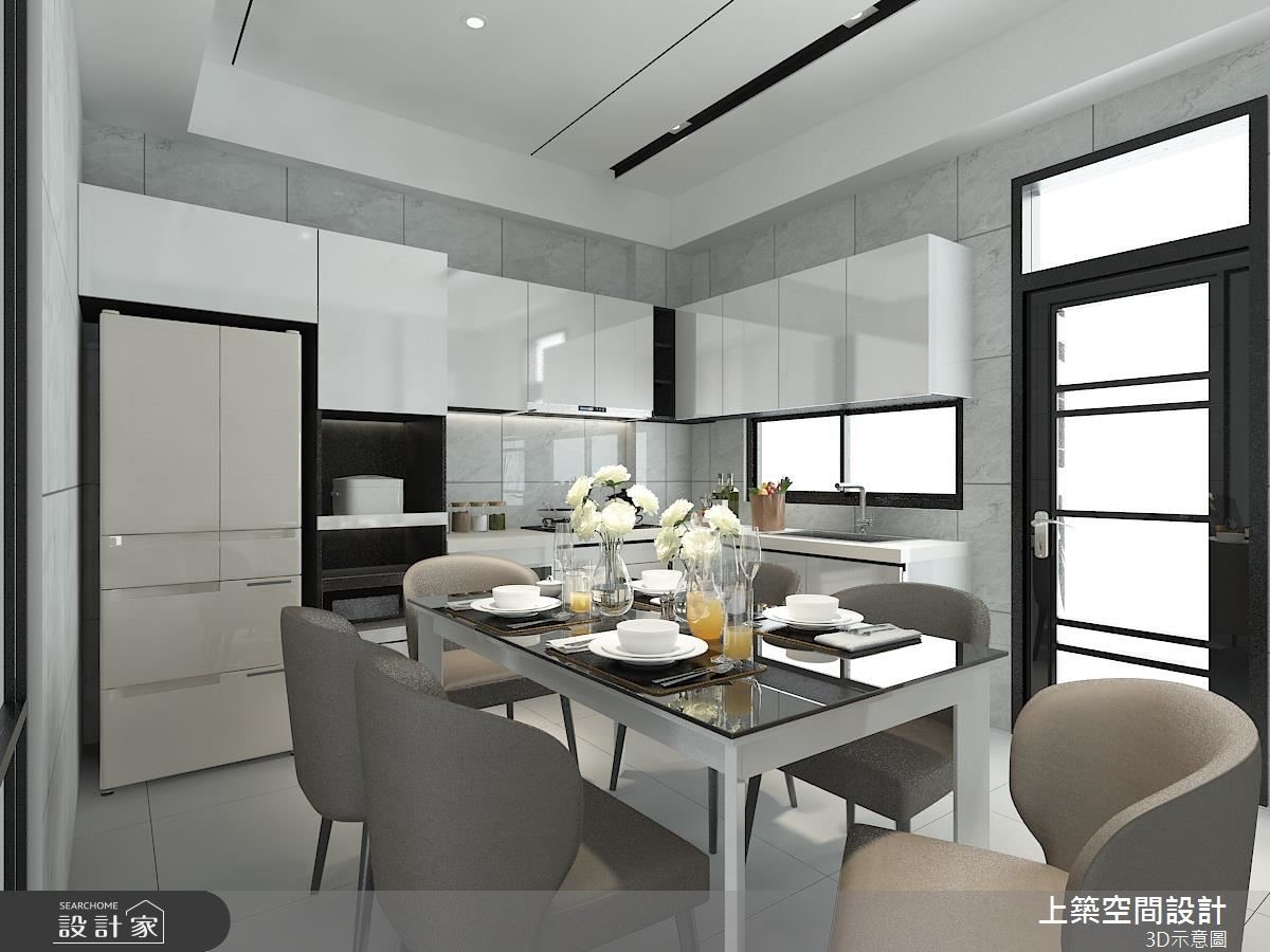 45坪中古屋(5~15年)＿混搭風餐廳廚房案例圖片＿上築空間設計＿上築_16之4