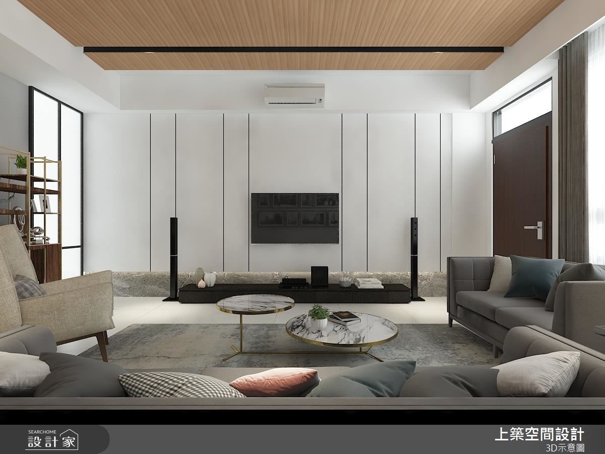 45坪中古屋(5~15年)＿混搭風客廳案例圖片＿上築空間設計＿上築_16之1