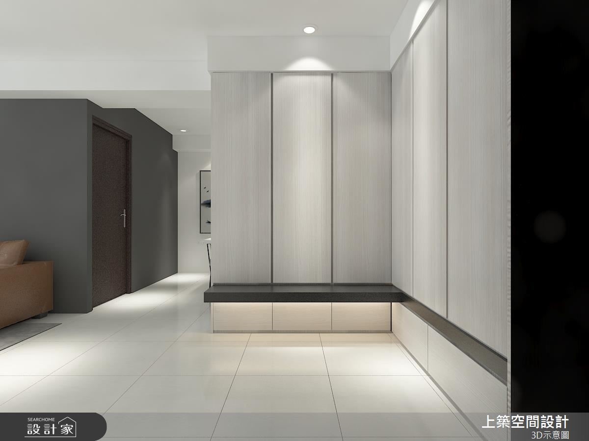 28坪預售屋＿現代風玄關案例圖片＿上築空間設計＿上築_20之1