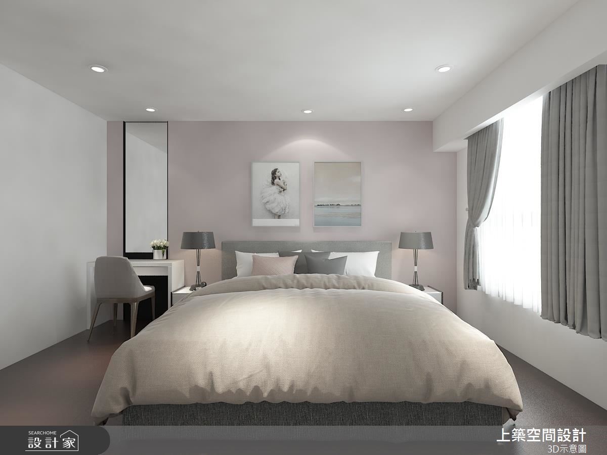 28坪預售屋＿現代風臥室客房案例圖片＿上築空間設計＿上築_20之10