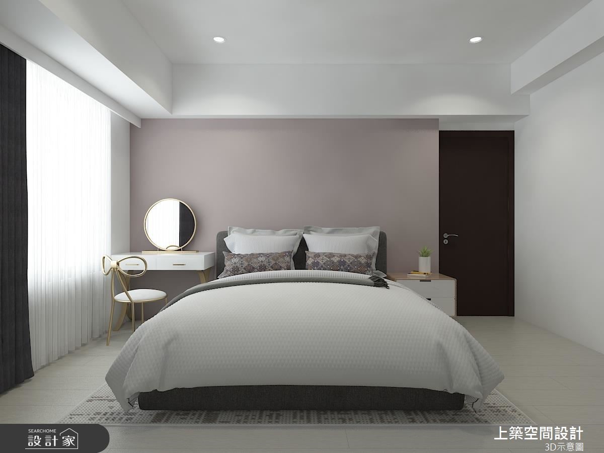 25坪新成屋(5年以下)＿北歐風臥室案例圖片＿上築空間設計＿上築_21之5