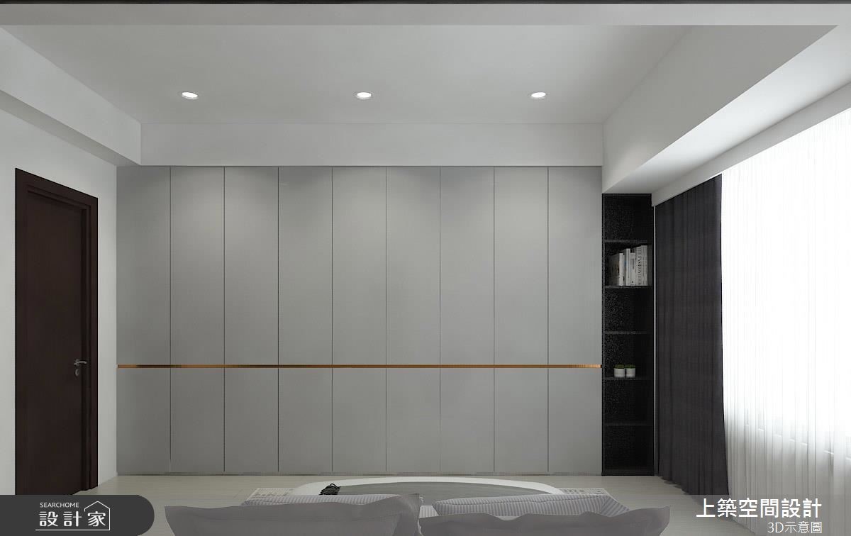 25坪新成屋(5年以下)＿北歐風臥室案例圖片＿上築空間設計＿上築_21之6