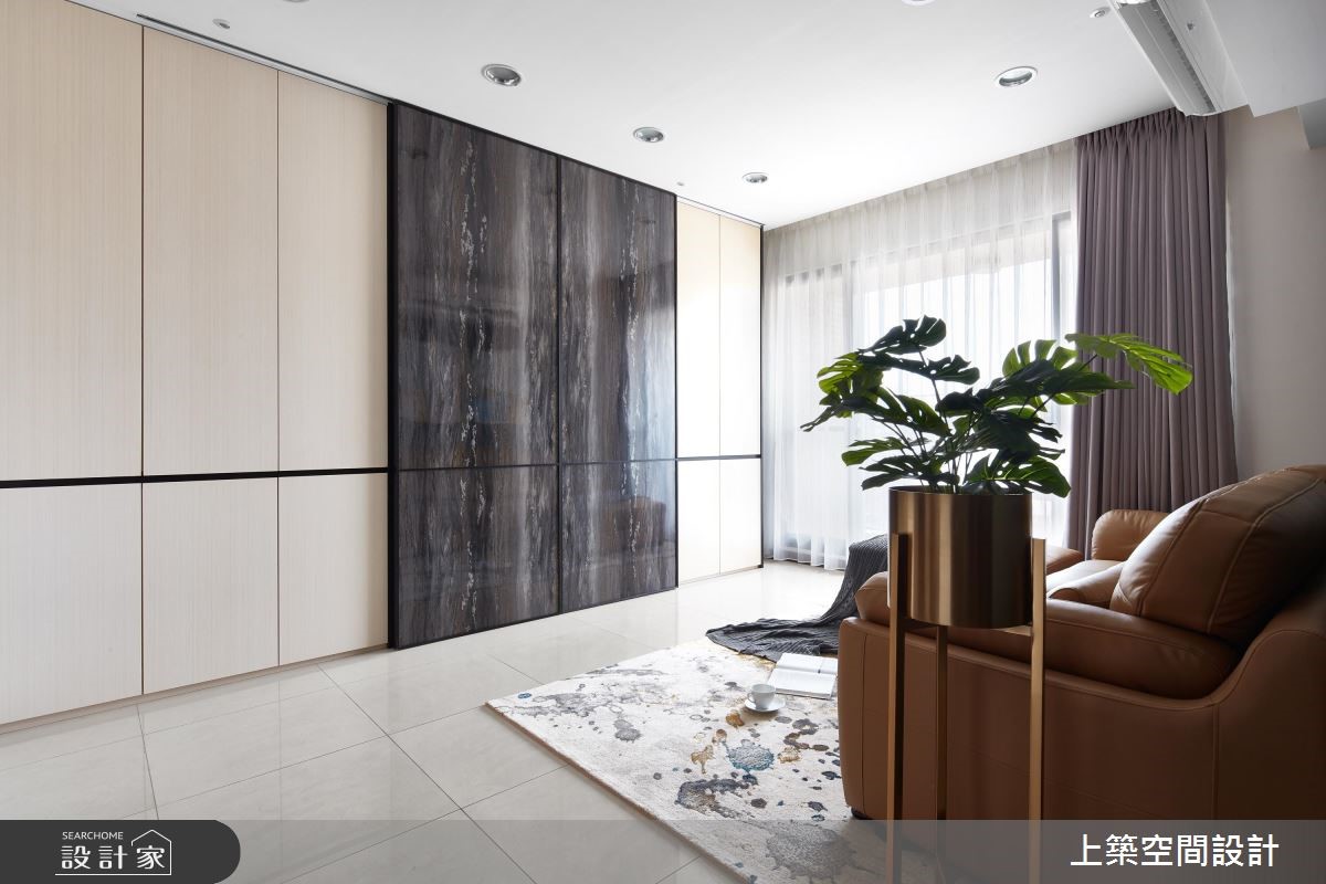 28坪中古屋(5~15年)＿現代風客廳案例圖片＿上築空間設計＿上築_24之6
