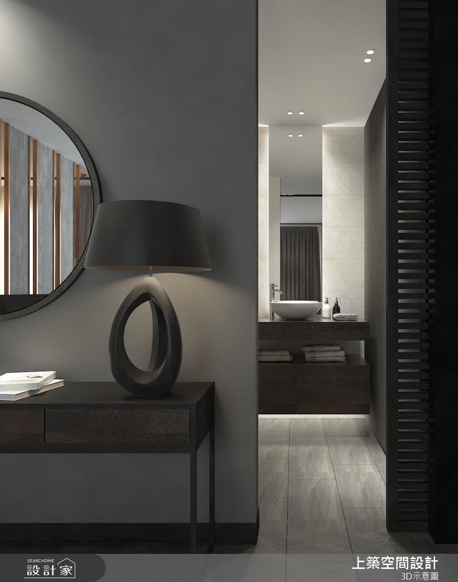 35坪＿現代風浴室案例圖片＿上築空間設計＿上築_25之9