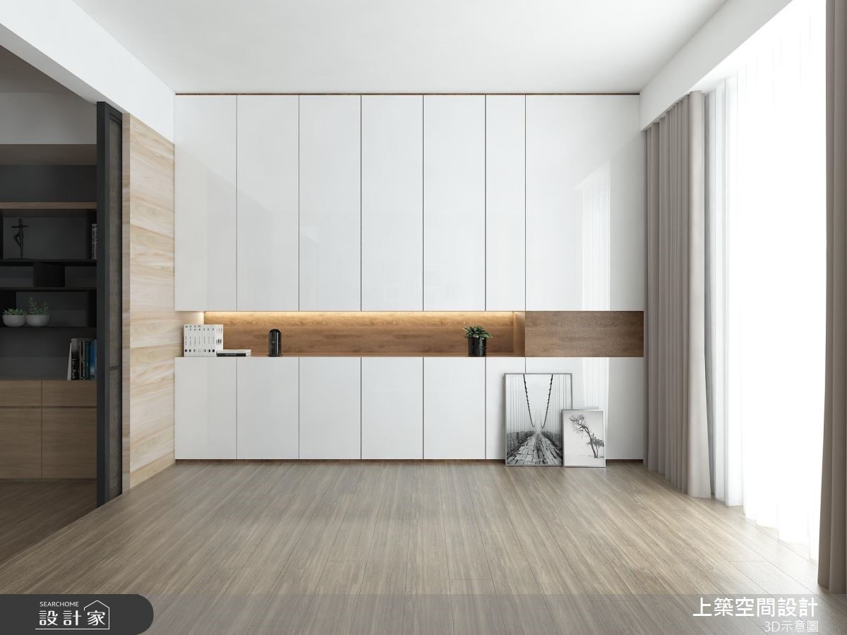 35坪＿現代風客廳案例圖片＿上築空間設計＿上築_25之2