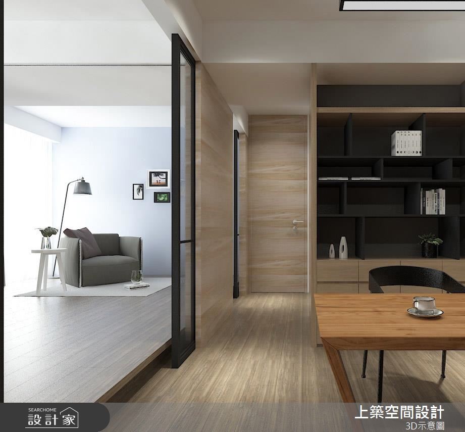 35坪＿現代風書房案例圖片＿上築空間設計＿上築_25之4