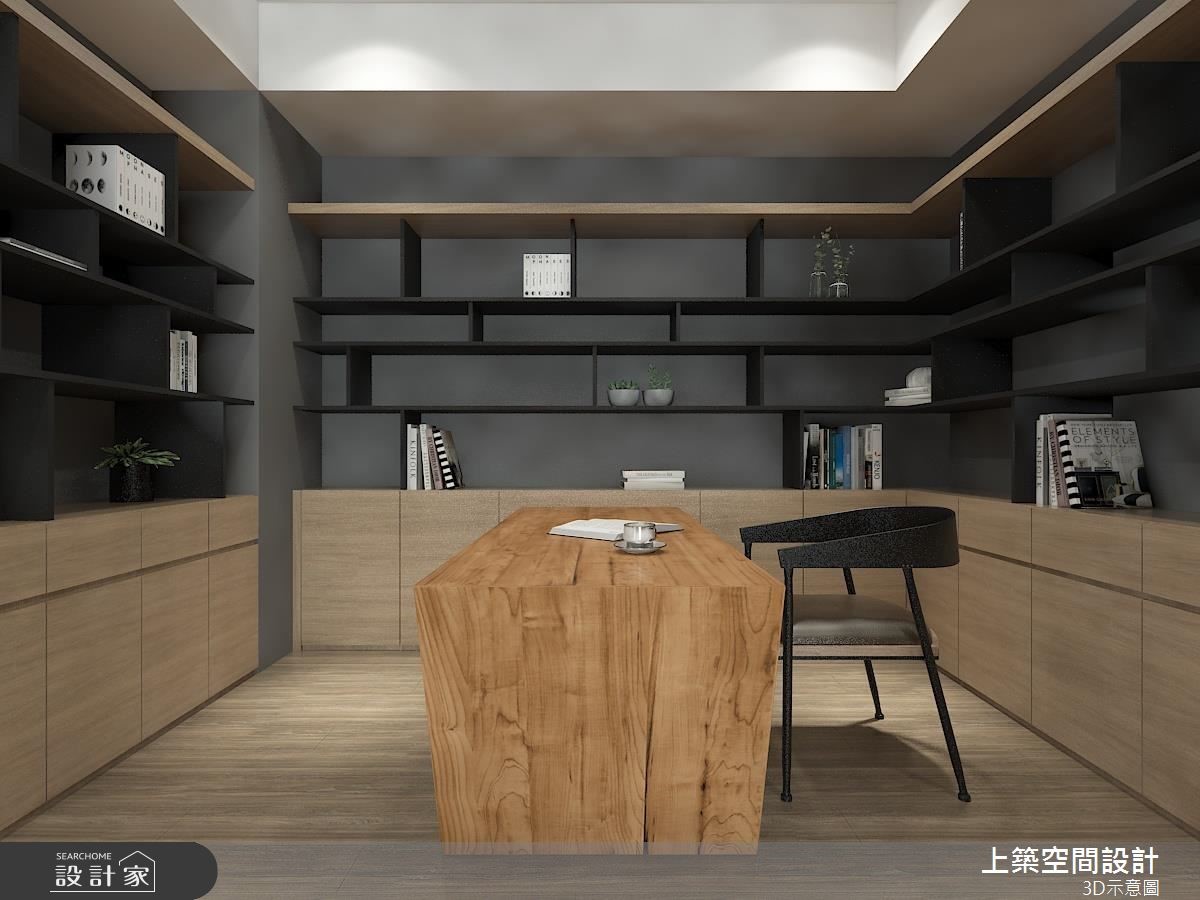 35坪＿現代風書房案例圖片＿上築空間設計＿上築_25之6