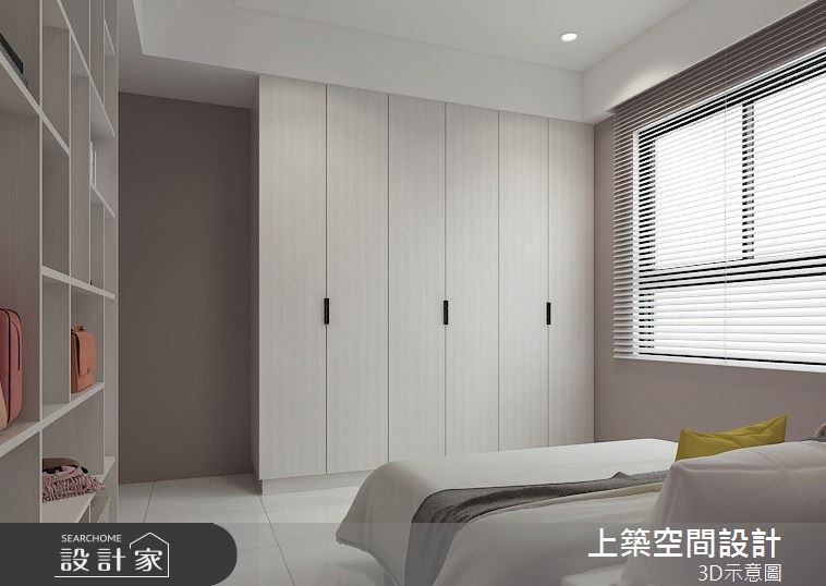 25坪＿北歐風臥室案例圖片＿上築空間設計＿上築_28之8