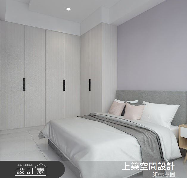 25坪＿北歐風臥室案例圖片＿上築空間設計＿上築_28之9