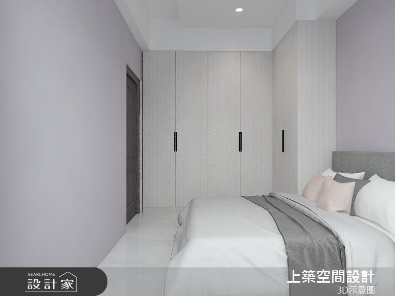 25坪＿北歐風臥室案例圖片＿上築空間設計＿上築_28之11