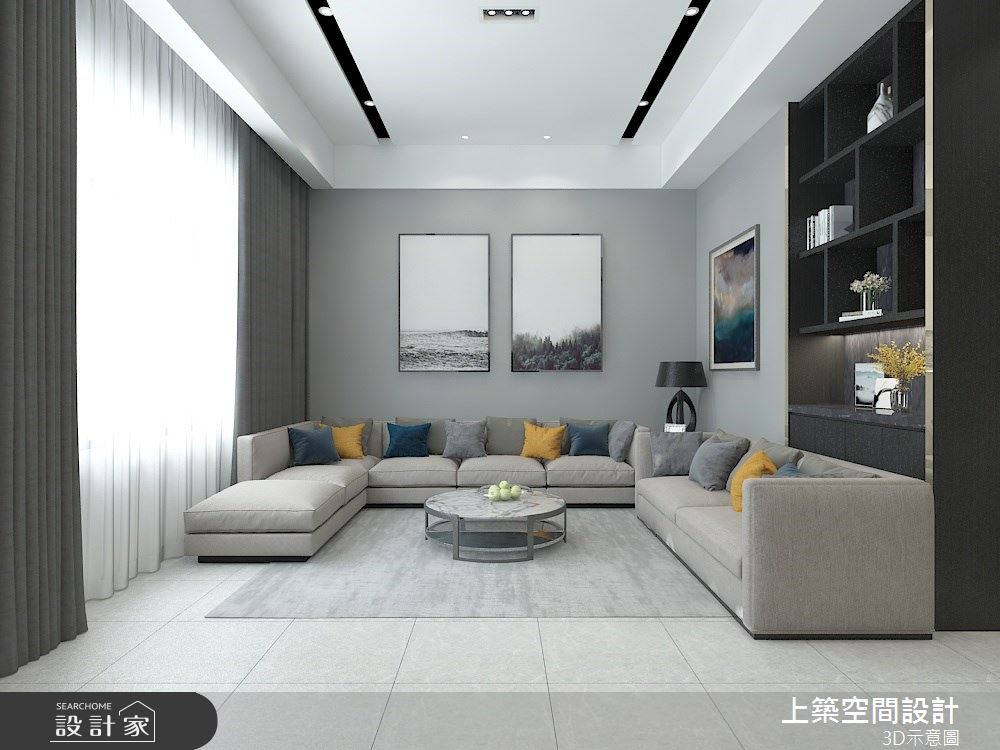 80坪預售屋＿現代風案例圖片＿上築空間設計＿上築_29之3
