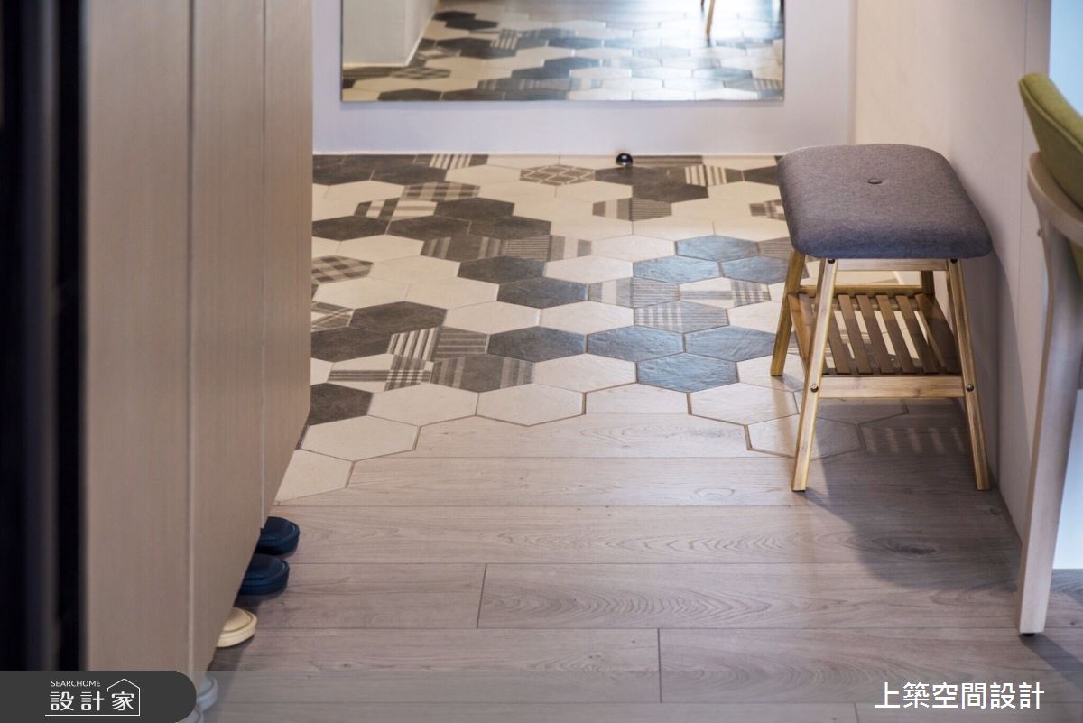 25坪新成屋(5年以下)＿北歐風玄關案例圖片＿上築空間設計＿上築_30之1