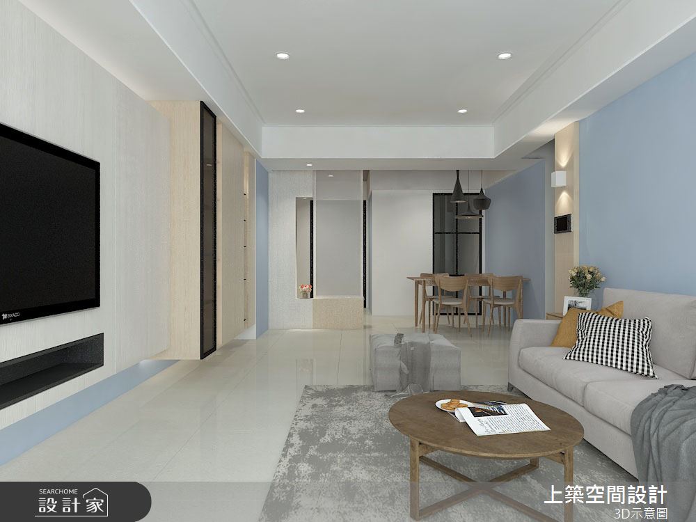 30坪老屋(16~30年)＿混搭風客廳案例圖片＿上築空間設計＿上築_32之4