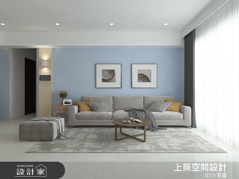30坪老屋(16~30年)＿混搭風客廳案例圖片＿上築空間設計＿上築_32之5