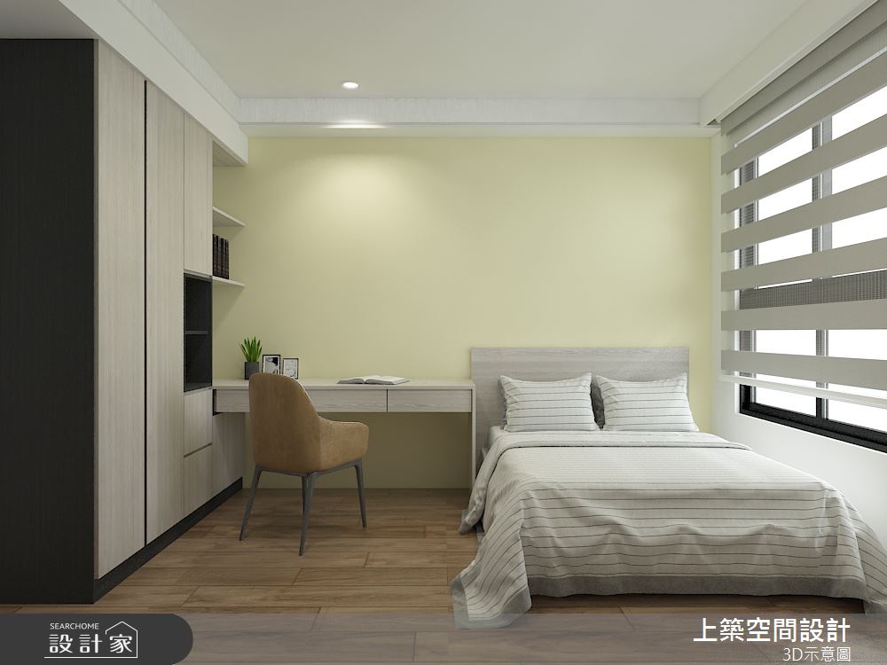 30坪老屋(16~30年)＿混搭風臥室案例圖片＿上築空間設計＿上築_32之10