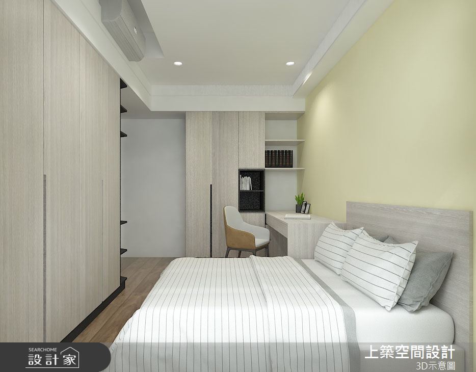 30坪老屋(16~30年)＿混搭風臥室案例圖片＿上築空間設計＿上築_32之11