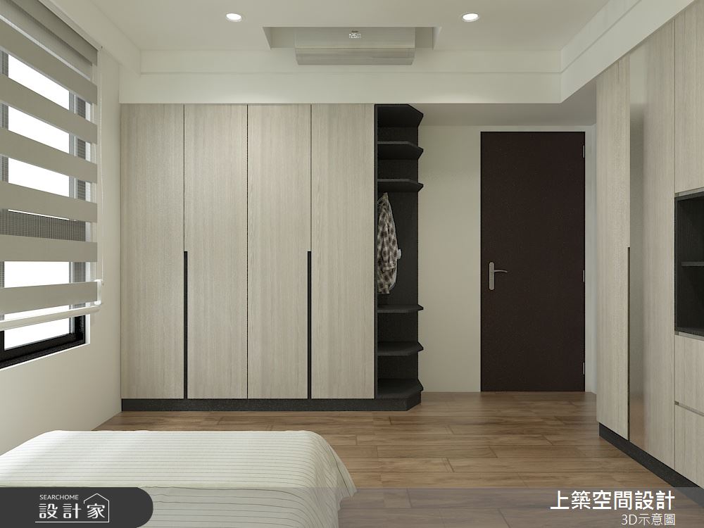 30坪老屋(16~30年)＿混搭風臥室案例圖片＿上築空間設計＿上築_32之12