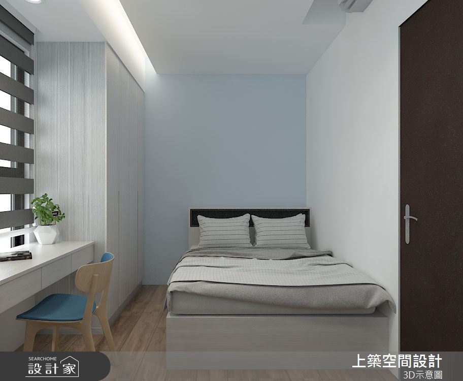 30坪老屋(16~30年)＿混搭風臥室案例圖片＿上築空間設計＿上築_32之13