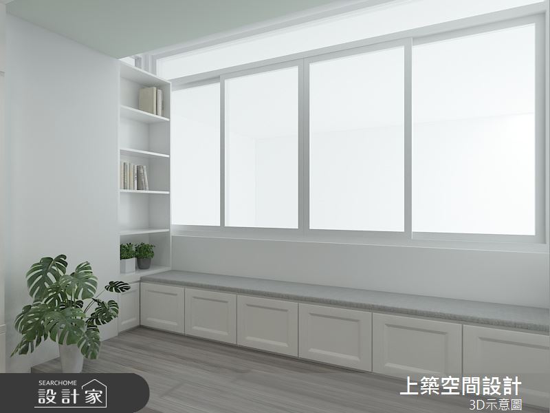 25坪老屋(16~30年)＿美式風臥室案例圖片＿上築空間設計＿上築_33之8