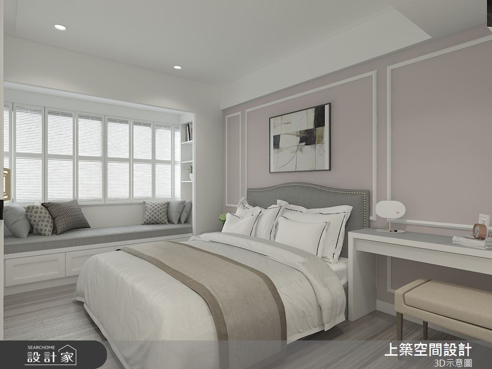 25坪老屋(16~30年)＿美式風臥室案例圖片＿上築空間設計＿上築_33之10