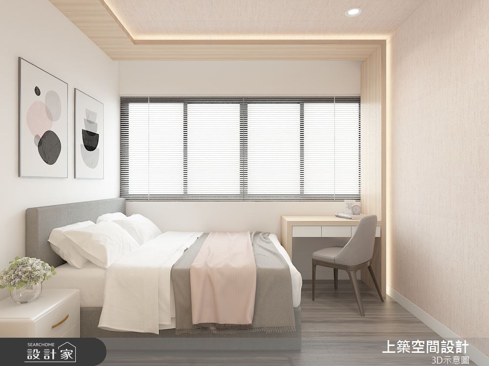 25坪老屋(16~30年)＿美式風臥室案例圖片＿上築空間設計＿上築_33之14