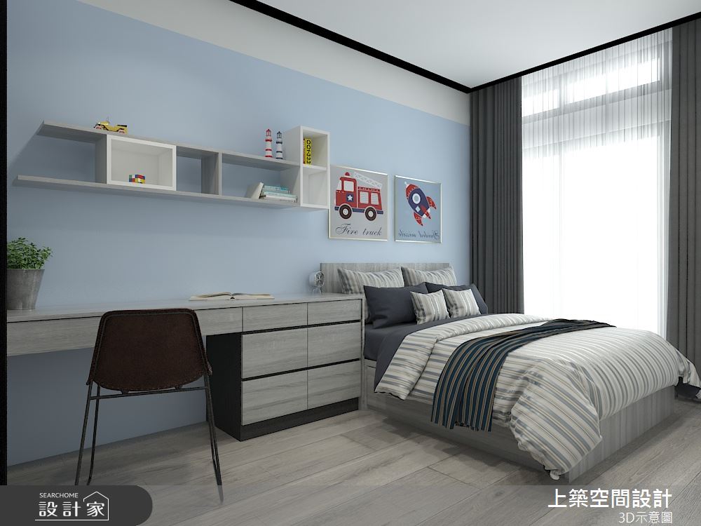 50坪老屋(16~30年)＿現代風臥室案例圖片＿上築空間設計＿上築_34之19