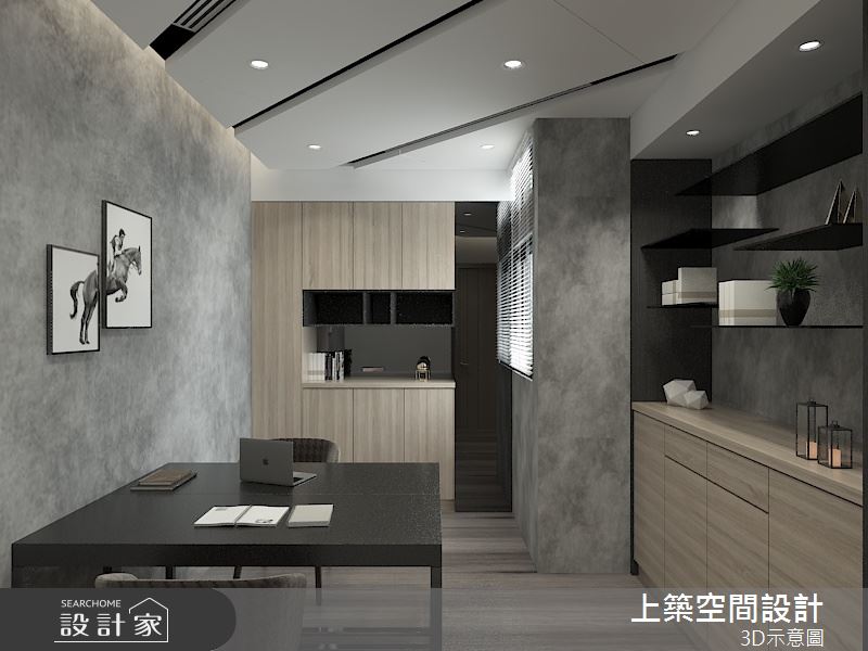 50坪老屋(16~30年)＿現代風書房案例圖片＿上築空間設計＿上築_34之23