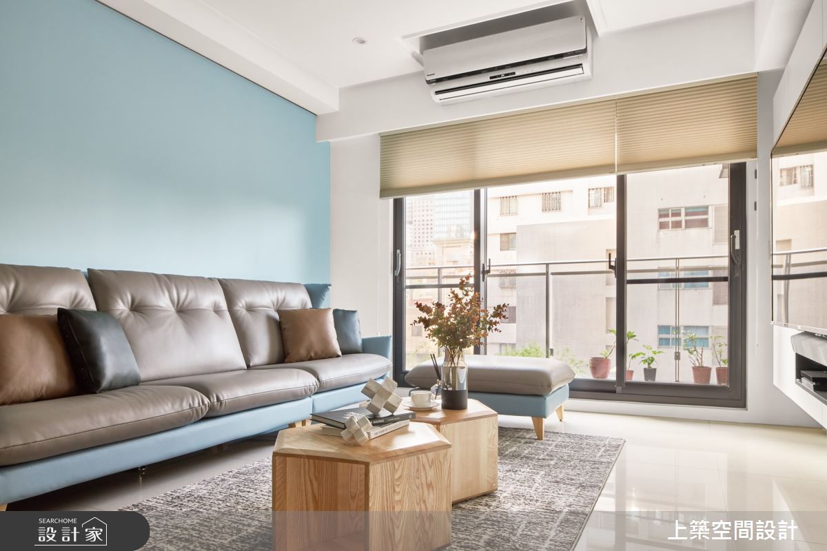 28坪新成屋(5年以下)＿北歐風客廳案例圖片＿上築空間設計＿上築_35之7