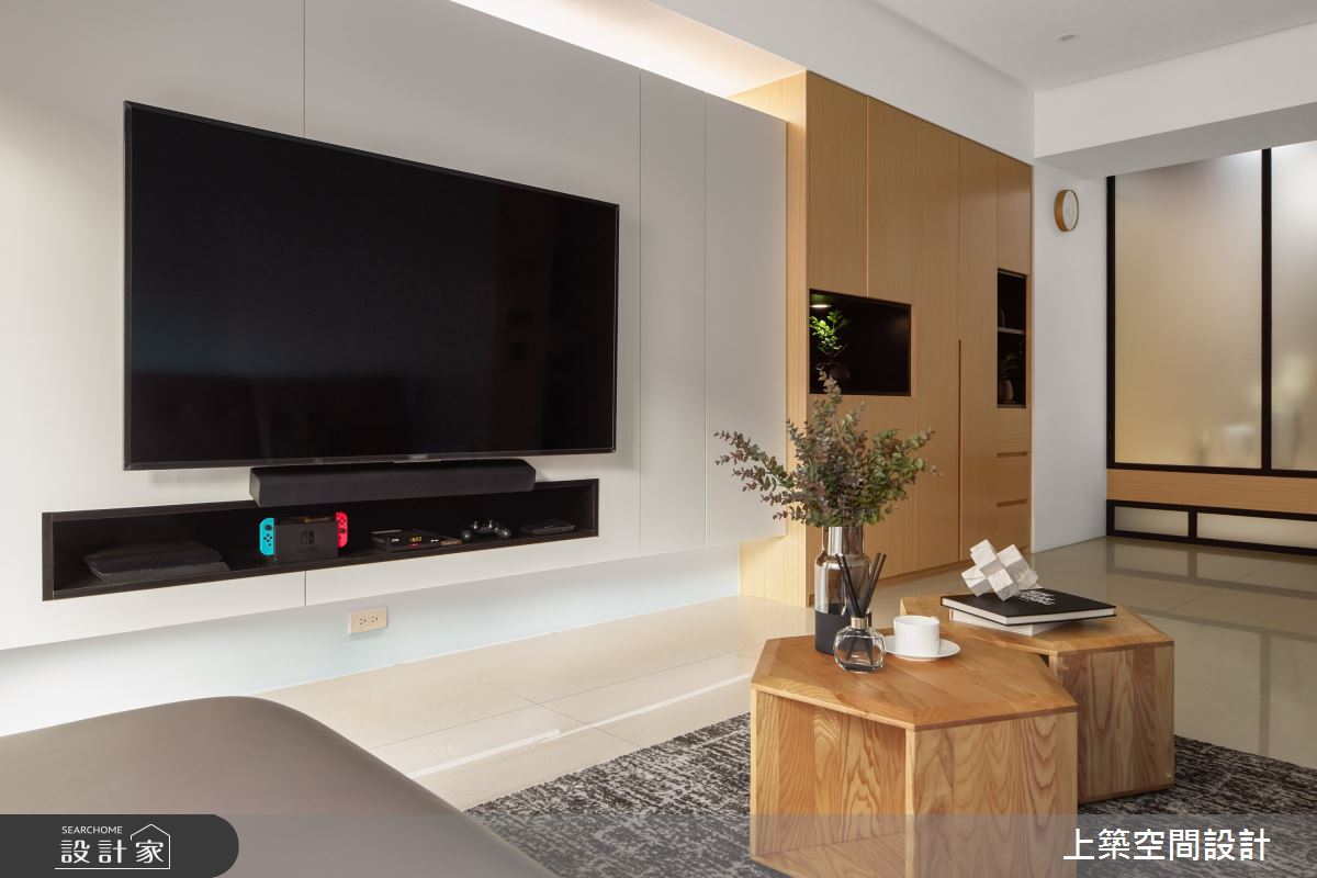 28坪新成屋(5年以下)＿北歐風客廳案例圖片＿上築空間設計＿上築_35之9