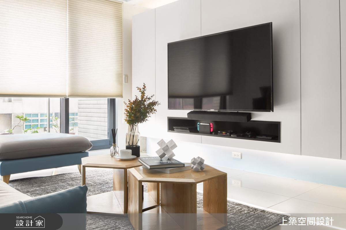 28坪新成屋(5年以下)＿北歐風客廳案例圖片＿上築空間設計＿上築_35之10