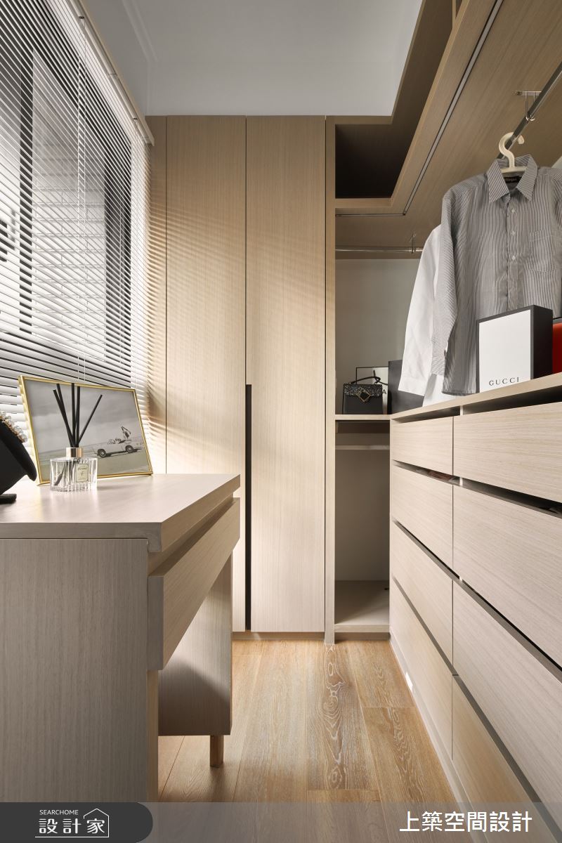28坪新成屋(5年以下)＿北歐風更衣間案例圖片＿上築空間設計＿上築_35之17