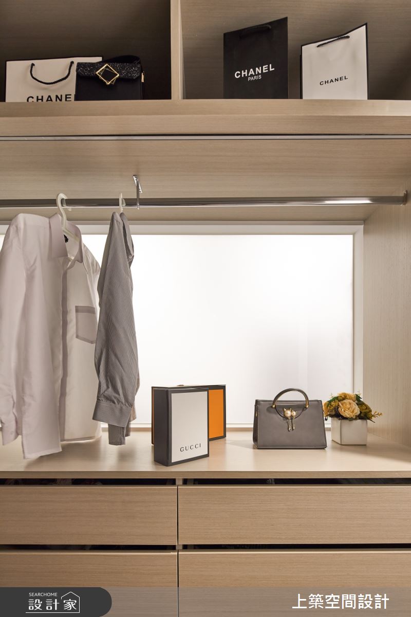 28坪新成屋(5年以下)＿北歐風更衣間案例圖片＿上築空間設計＿上築_35之19