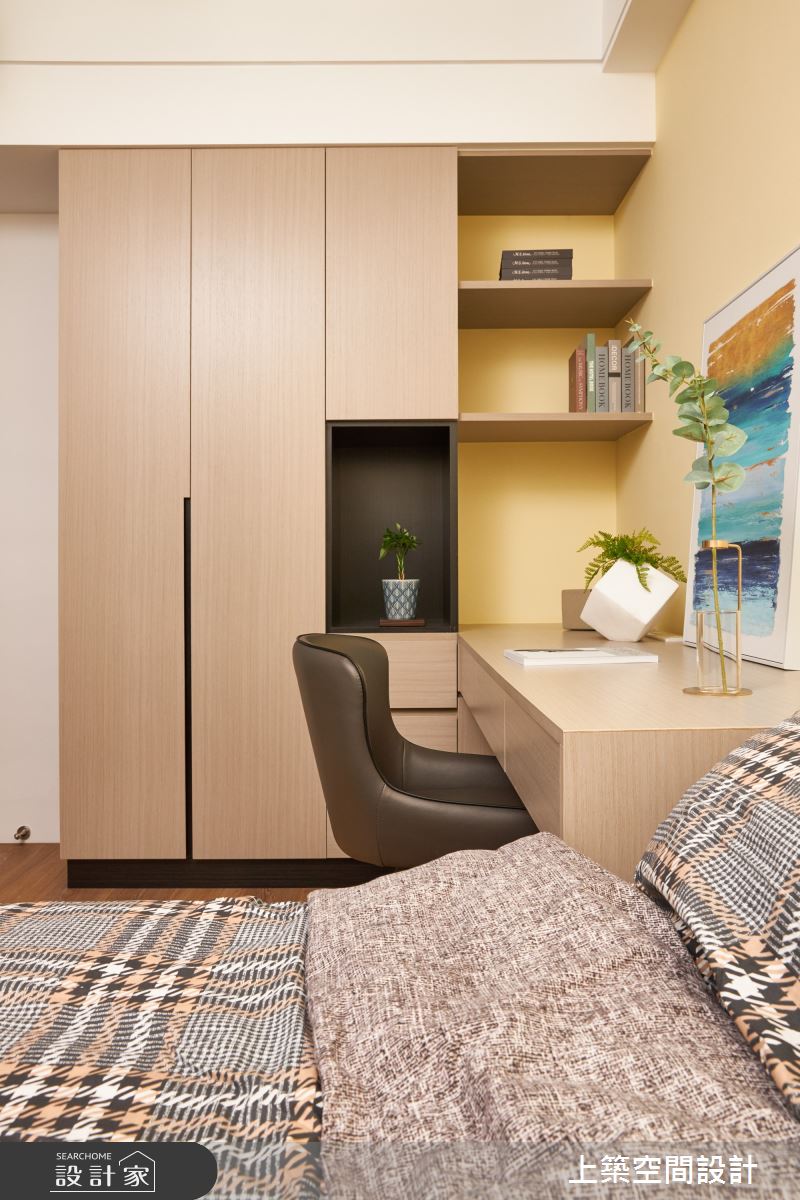 28坪新成屋(5年以下)＿北歐風臥室案例圖片＿上築空間設計＿上築_35之22