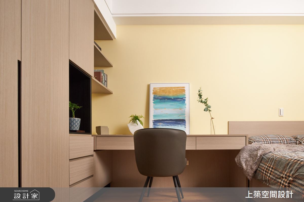 28坪新成屋(5年以下)＿北歐風臥室案例圖片＿上築空間設計＿上築_35之23