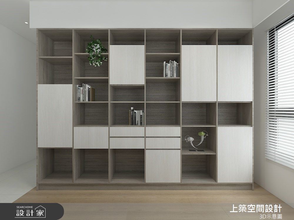 26坪預售屋＿現代風書房案例圖片＿上築空間設計＿上築_36之6